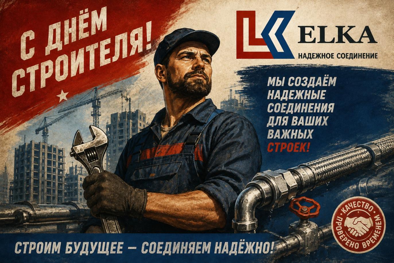 Поздравляем С Днем строителя! Поздравляем С Днем строителя!