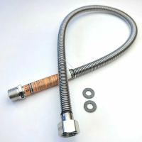 Сильфонная подводка для газа ELKA, серия ПРОФИ, 3/4"-3/4", ВРНР