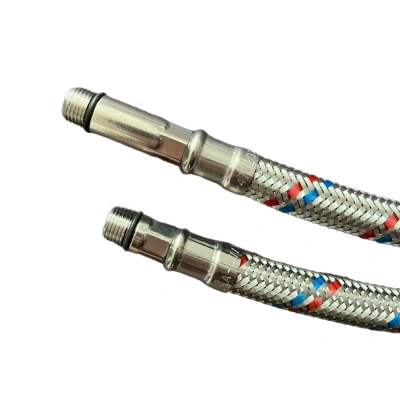 Гибкая подводка  для смесителя ELKA серия ПРОФИ, ВР/НР, угловая 1/2"-М10-18/35мм (пара)