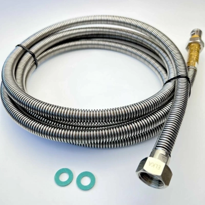 Сильфонная подводка для газа ELKA, серия ПРОФИ, 3/4"-3/4", ВРНР