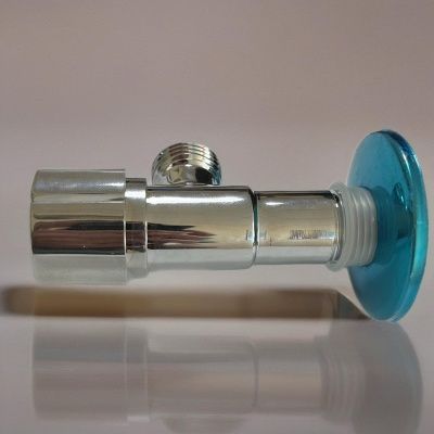 Кран для подключения сантехнических приборов ELKA, серия  ЛЮКС, 1/2" - 1/2", ВР/ВР с отражателем