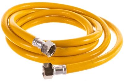 Подводка гибкая для газа ELKA, ПВХ с полиэфирной нитью 10*15 мм, 1/2"-1/2", ВР/ВР, производство