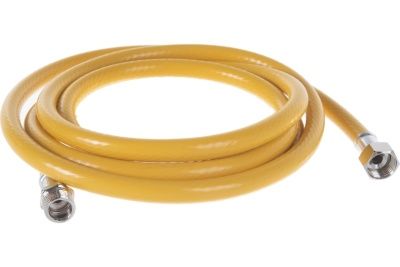 Подводка гибкая для газа ELKA, ПВХ с полиэфирной нитью 10*15 мм, 1/2"-1/2", ВР/НР, производство