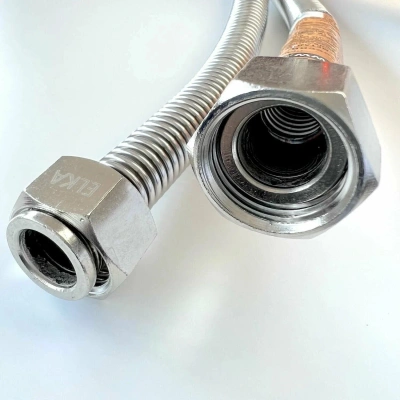 Сильфонная подводка для газа ELKA, серия ПРОФИ, 3/4"-3/4", ВР/ВР