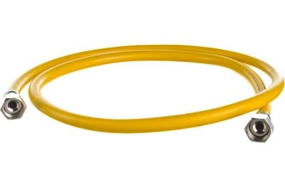 Подводка гибкая для газа ELKA, ПВХ с полиэфирной нитью 8,5*13 мм, 1/2"-1/2", ВР/ВР, производство