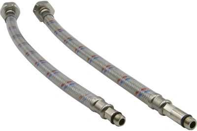 Гибкая подводка для смесителя ELKA серия ПРОМО, ВР/НР 1/2"-М10-18/35мм (пара)