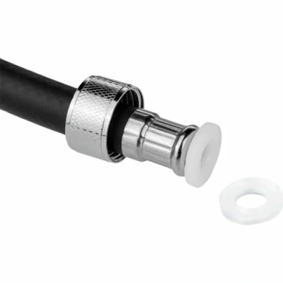 Шланг для душа черный матовый