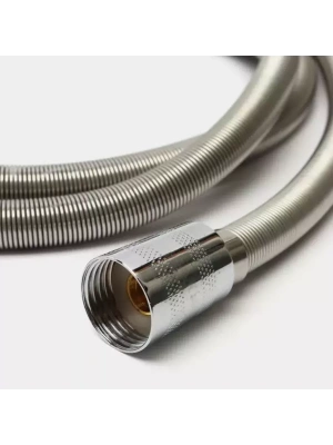 Шланг для душа Elka, растяжной-пружинный, нержавеющая сталь, 1,5 - 1,8 м